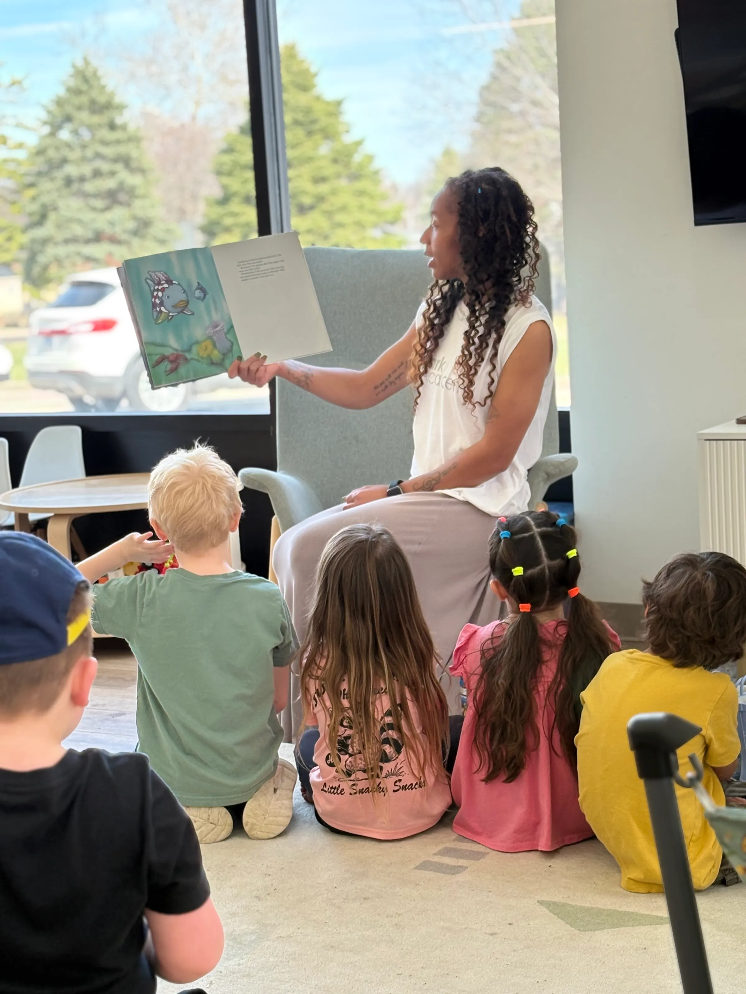 Children engaged in play-based learning at Spark Academy